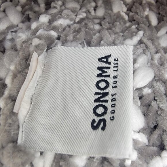 SONOMA Hat Women's‎ The Supercozy Winter Knit Black White Polyester - Picture 5 of 6